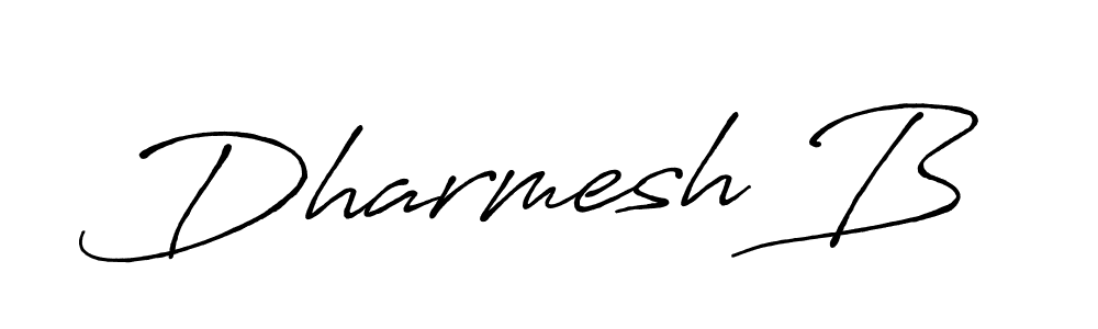 You should practise on your own different ways (Antro_Vectra_Bolder) to write your name (Dharmesh B) in signature. don't let someone else do it for you. Dharmesh B signature style 7 images and pictures png