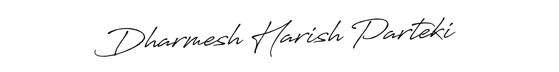 You can use this online signature creator to create a handwritten signature for the name Dharmesh Harish Parteki. This is the best online autograph maker. Dharmesh Harish Parteki signature style 7 images and pictures png