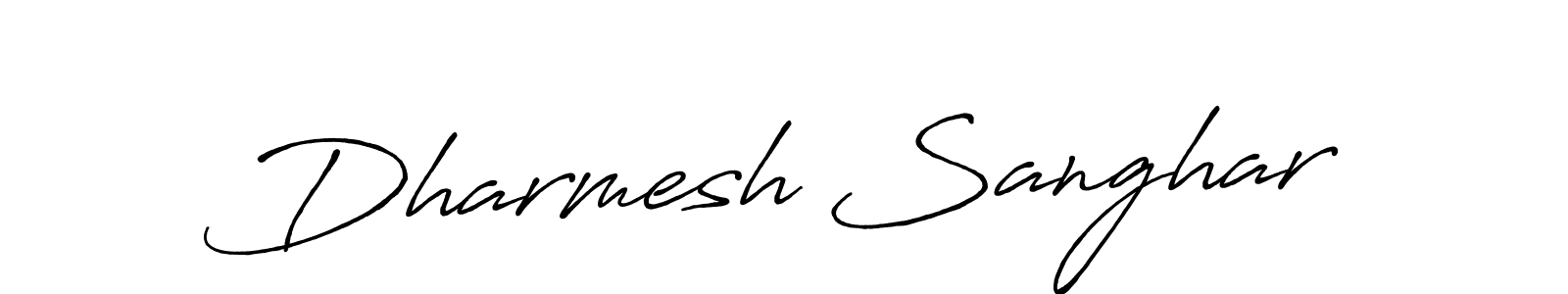 Make a beautiful signature design for name Dharmesh Sanghar. Use this online signature maker to create a handwritten signature for free. Dharmesh Sanghar signature style 7 images and pictures png