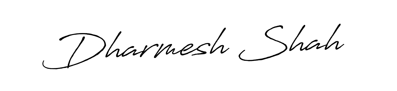 Dharmesh Shah stylish signature style. Best Handwritten Sign (Antro_Vectra_Bolder) for my name. Handwritten Signature Collection Ideas for my name Dharmesh Shah. Dharmesh Shah signature style 7 images and pictures png