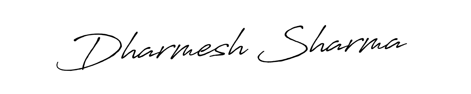Make a short Dharmesh Sharma signature style. Manage your documents anywhere anytime using Antro_Vectra_Bolder. Create and add eSignatures, submit forms, share and send files easily. Dharmesh Sharma signature style 7 images and pictures png