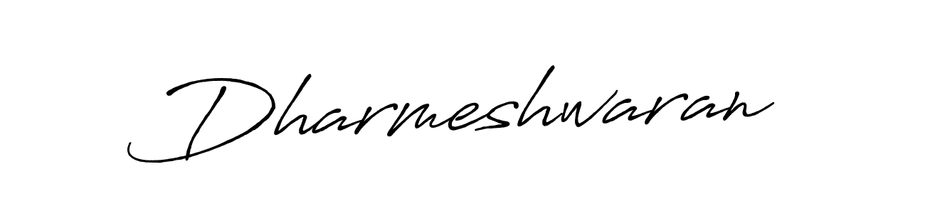 Make a beautiful signature design for name Dharmeshwaran. With this signature (Antro_Vectra_Bolder) style, you can create a handwritten signature for free. Dharmeshwaran signature style 7 images and pictures png