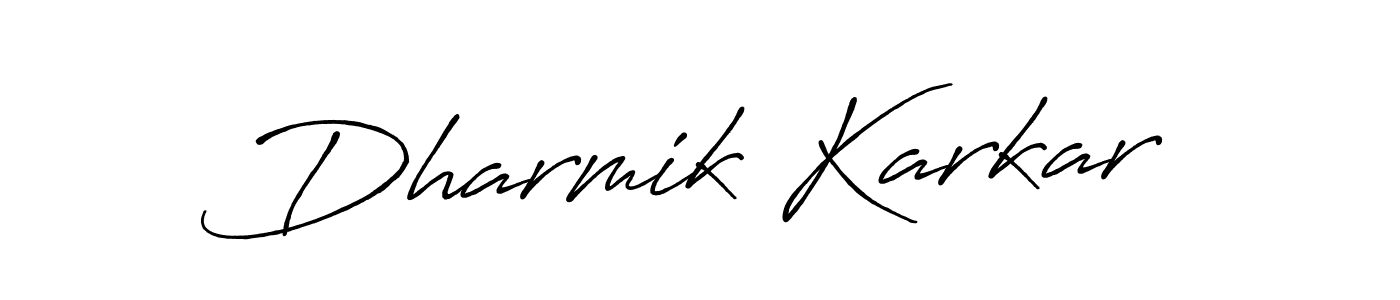 Check out images of Autograph of Dharmik Karkar name. Actor Dharmik Karkar Signature Style. Antro_Vectra_Bolder is a professional sign style online. Dharmik Karkar signature style 7 images and pictures png