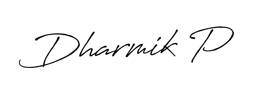 How to Draw Dharmik P signature style? Antro_Vectra_Bolder is a latest design signature styles for name Dharmik P. Dharmik P signature style 7 images and pictures png