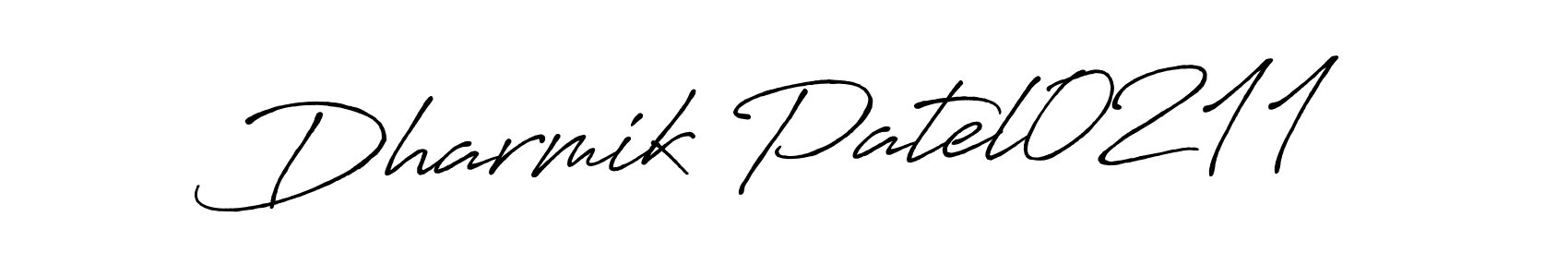 if you are searching for the best signature style for your name Dharmik Patel0211. so please give up your signature search. here we have designed multiple signature styles  using Antro_Vectra_Bolder. Dharmik Patel0211 signature style 7 images and pictures png