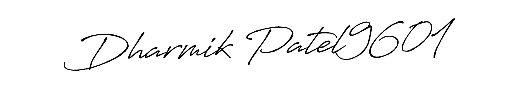 Also we have Dharmik Patel9601 name is the best signature style. Create professional handwritten signature collection using Antro_Vectra_Bolder autograph style. Dharmik Patel9601 signature style 7 images and pictures png