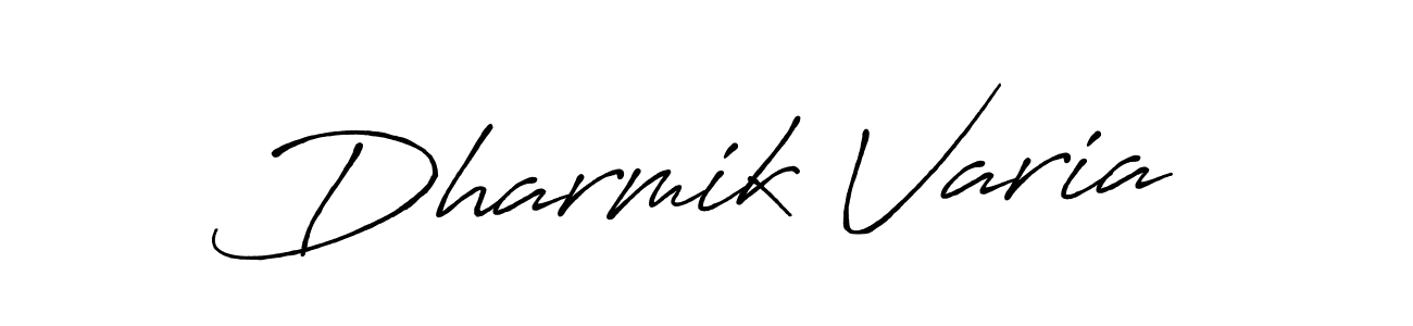 It looks lik you need a new signature style for name Dharmik Varia. Design unique handwritten (Antro_Vectra_Bolder) signature with our free signature maker in just a few clicks. Dharmik Varia signature style 7 images and pictures png