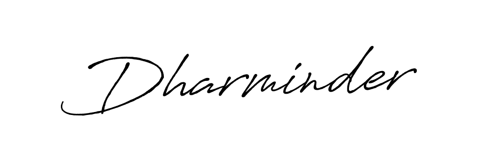 Design your own signature with our free online signature maker. With this signature software, you can create a handwritten (Antro_Vectra_Bolder) signature for name Dharminder. Dharminder signature style 7 images and pictures png