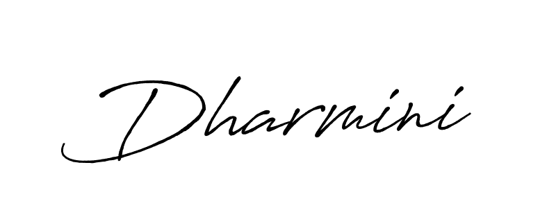 How to make Dharmini name signature. Use Antro_Vectra_Bolder style for creating short signs online. This is the latest handwritten sign. Dharmini signature style 7 images and pictures png