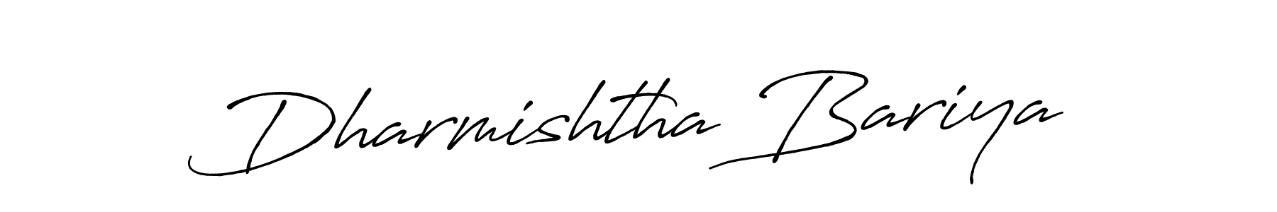 Similarly Antro_Vectra_Bolder is the best handwritten signature design. Signature creator online .You can use it as an online autograph creator for name Dharmishtha Bariya. Dharmishtha Bariya signature style 7 images and pictures png