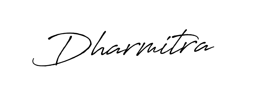 Make a beautiful signature design for name Dharmitra. With this signature (Antro_Vectra_Bolder) style, you can create a handwritten signature for free. Dharmitra signature style 7 images and pictures png