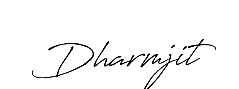 How to make Dharmjit signature? Antro_Vectra_Bolder is a professional autograph style. Create handwritten signature for Dharmjit name. Dharmjit signature style 7 images and pictures png
