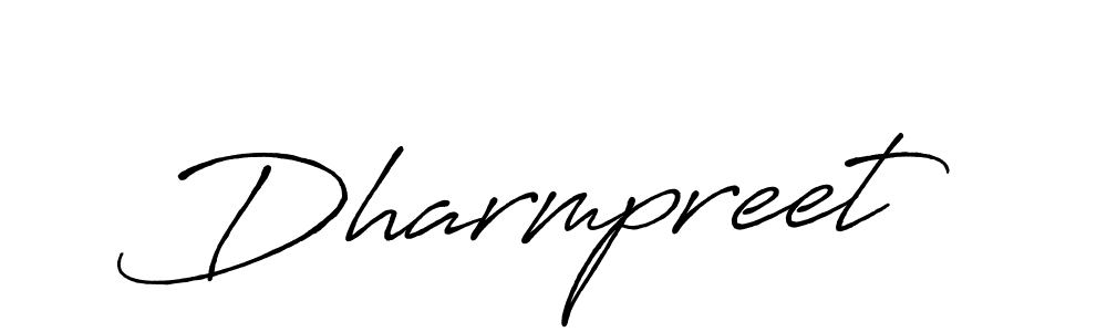 Design your own signature with our free online signature maker. With this signature software, you can create a handwritten (Antro_Vectra_Bolder) signature for name Dharmpreet. Dharmpreet signature style 7 images and pictures png