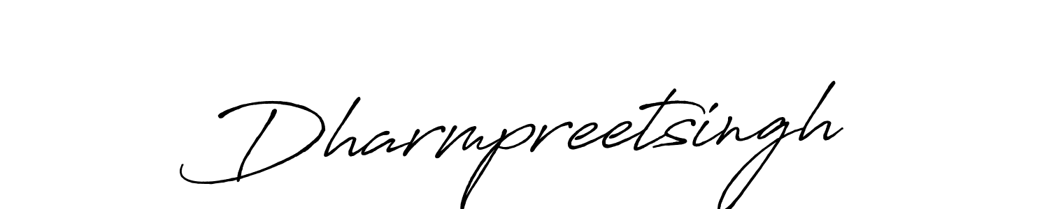It looks lik you need a new signature style for name Dharmpreetsingh. Design unique handwritten (Antro_Vectra_Bolder) signature with our free signature maker in just a few clicks. Dharmpreetsingh signature style 7 images and pictures png