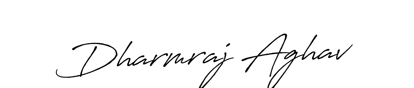 Design your own signature with our free online signature maker. With this signature software, you can create a handwritten (Antro_Vectra_Bolder) signature for name Dharmraj Aghav. Dharmraj Aghav signature style 7 images and pictures png