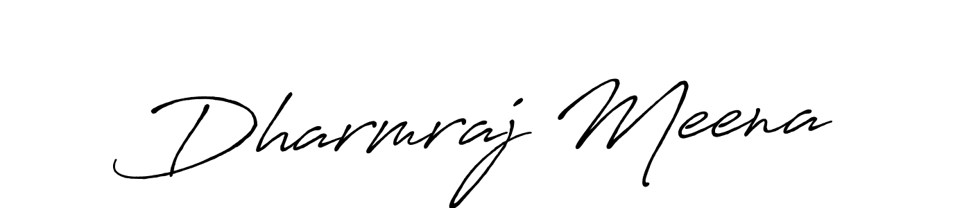 Use a signature maker to create a handwritten signature online. With this signature software, you can design (Antro_Vectra_Bolder) your own signature for name Dharmraj Meena. Dharmraj Meena signature style 7 images and pictures png