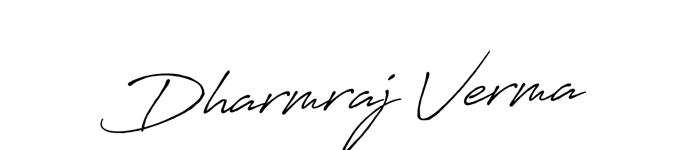 How to make Dharmraj Verma signature? Antro_Vectra_Bolder is a professional autograph style. Create handwritten signature for Dharmraj Verma name. Dharmraj Verma signature style 7 images and pictures png