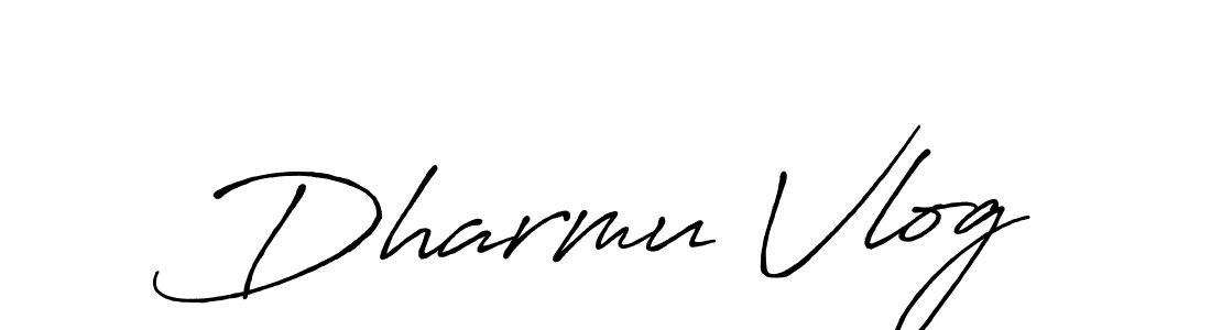 Similarly Antro_Vectra_Bolder is the best handwritten signature design. Signature creator online .You can use it as an online autograph creator for name Dharmu Vlog. Dharmu Vlog signature style 7 images and pictures png
