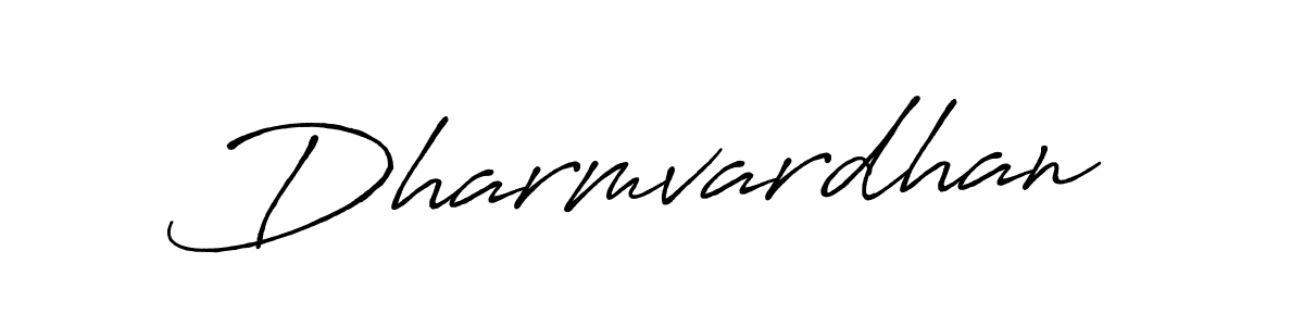 Create a beautiful signature design for name Dharmvardhan. With this signature (Antro_Vectra_Bolder) fonts, you can make a handwritten signature for free. Dharmvardhan signature style 7 images and pictures png