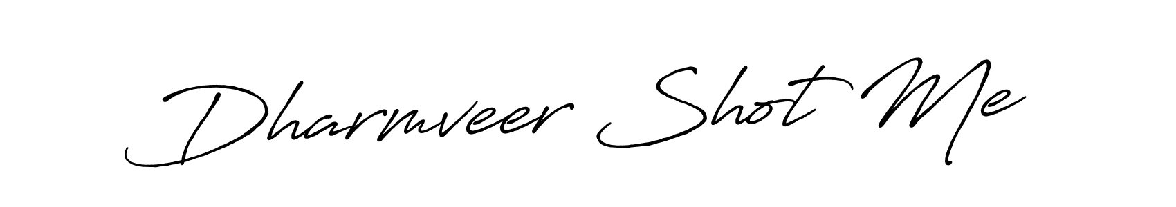 Make a beautiful signature design for name Dharmveer Shot Me. With this signature (Antro_Vectra_Bolder) style, you can create a handwritten signature for free. Dharmveer Shot Me signature style 7 images and pictures png