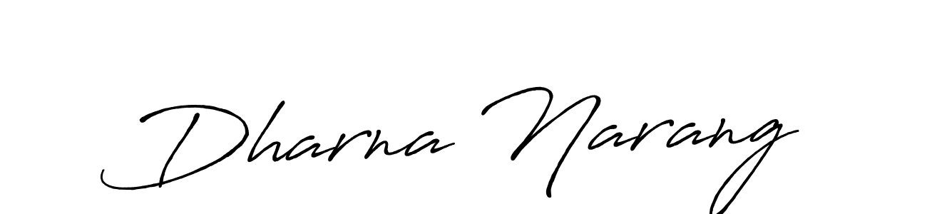Antro_Vectra_Bolder is a professional signature style that is perfect for those who want to add a touch of class to their signature. It is also a great choice for those who want to make their signature more unique. Get Dharna Narang name to fancy signature for free. Dharna Narang signature style 7 images and pictures png