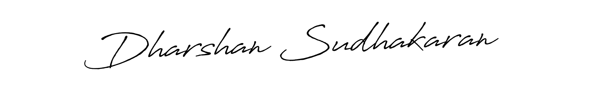 Antro_Vectra_Bolder is a professional signature style that is perfect for those who want to add a touch of class to their signature. It is also a great choice for those who want to make their signature more unique. Get Dharshan Sudhakaran name to fancy signature for free. Dharshan Sudhakaran signature style 7 images and pictures png