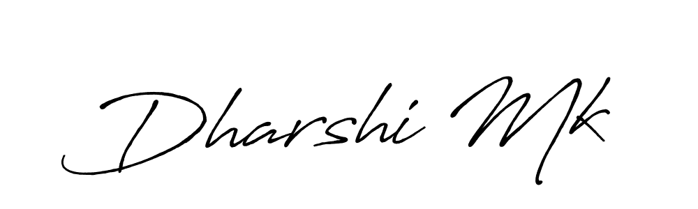 You can use this online signature creator to create a handwritten signature for the name Dharshi Mk. This is the best online autograph maker. Dharshi Mk signature style 7 images and pictures png