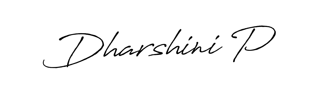 Similarly Antro_Vectra_Bolder is the best handwritten signature design. Signature creator online .You can use it as an online autograph creator for name Dharshini P. Dharshini P signature style 7 images and pictures png