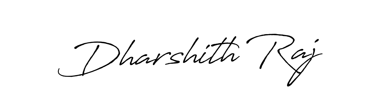 Design your own signature with our free online signature maker. With this signature software, you can create a handwritten (Antro_Vectra_Bolder) signature for name Dharshith Raj. Dharshith Raj signature style 7 images and pictures png