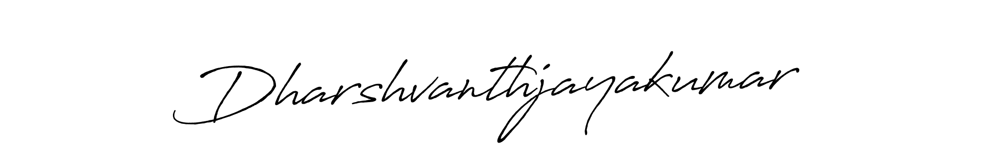 Make a beautiful signature design for name Dharshvanthjayakumar. With this signature (Antro_Vectra_Bolder) style, you can create a handwritten signature for free. Dharshvanthjayakumar signature style 7 images and pictures png