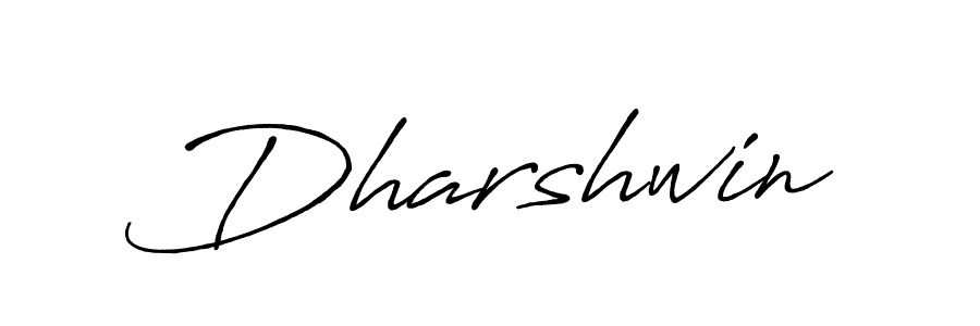 Dharshwin stylish signature style. Best Handwritten Sign (Antro_Vectra_Bolder) for my name. Handwritten Signature Collection Ideas for my name Dharshwin. Dharshwin signature style 7 images and pictures png