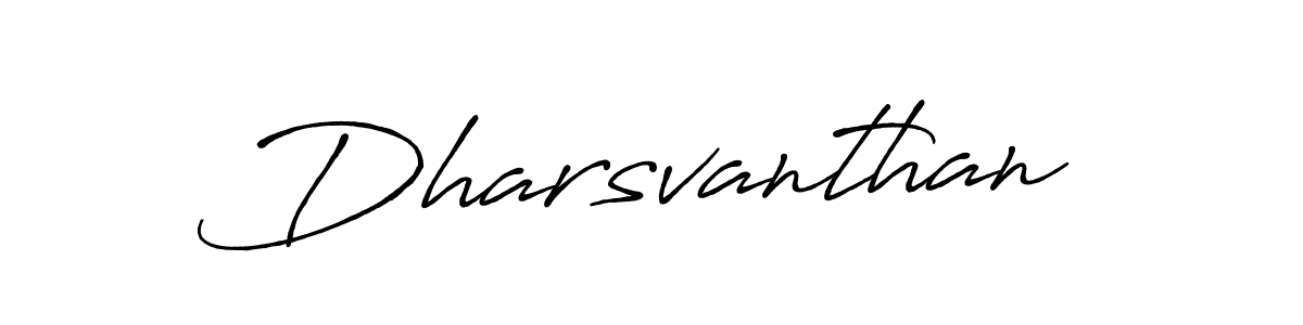 Use a signature maker to create a handwritten signature online. With this signature software, you can design (Antro_Vectra_Bolder) your own signature for name Dharsvanthan. Dharsvanthan signature style 7 images and pictures png