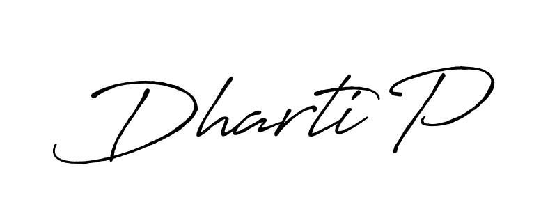 How to Draw Dharti P signature style? Antro_Vectra_Bolder is a latest design signature styles for name Dharti P. Dharti P signature style 7 images and pictures png