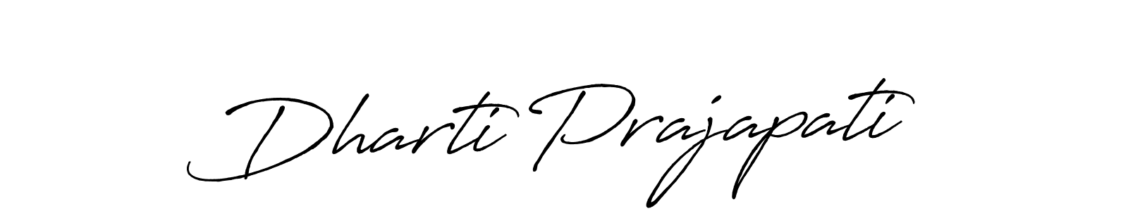 Design your own signature with our free online signature maker. With this signature software, you can create a handwritten (Antro_Vectra_Bolder) signature for name Dharti Prajapati. Dharti Prajapati signature style 7 images and pictures png