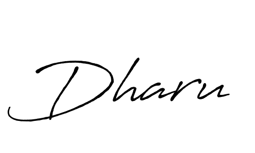 Dharu stylish signature style. Best Handwritten Sign (Antro_Vectra_Bolder) for my name. Handwritten Signature Collection Ideas for my name Dharu. Dharu signature style 7 images and pictures png