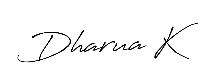 Also we have Dharua K name is the best signature style. Create professional handwritten signature collection using Antro_Vectra_Bolder autograph style. Dharua K signature style 7 images and pictures png