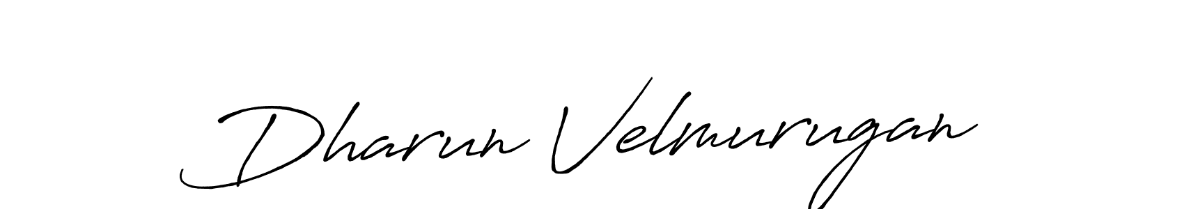 Antro_Vectra_Bolder is a professional signature style that is perfect for those who want to add a touch of class to their signature. It is also a great choice for those who want to make their signature more unique. Get Dharun Velmurugan name to fancy signature for free. Dharun Velmurugan signature style 7 images and pictures png