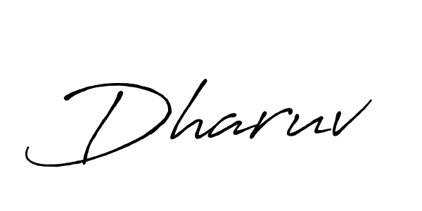 How to make Dharuv signature? Antro_Vectra_Bolder is a professional autograph style. Create handwritten signature for Dharuv name. Dharuv signature style 7 images and pictures png