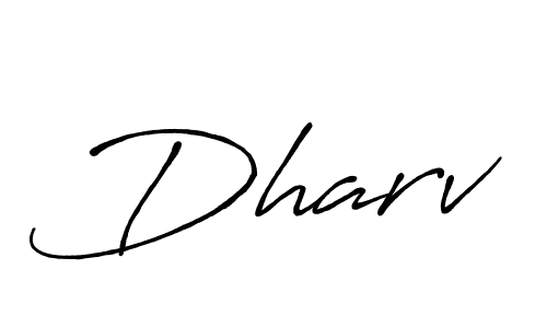 Also we have Dharv name is the best signature style. Create professional handwritten signature collection using Antro_Vectra_Bolder autograph style. Dharv signature style 7 images and pictures png