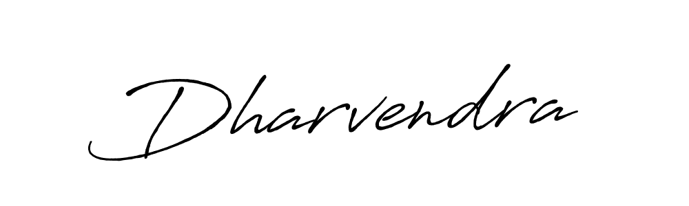 Make a beautiful signature design for name Dharvendra. With this signature (Antro_Vectra_Bolder) style, you can create a handwritten signature for free. Dharvendra signature style 7 images and pictures png