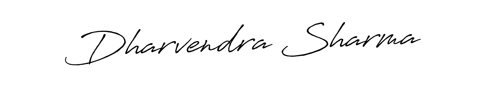 Use a signature maker to create a handwritten signature online. With this signature software, you can design (Antro_Vectra_Bolder) your own signature for name Dharvendra Sharma. Dharvendra Sharma signature style 7 images and pictures png