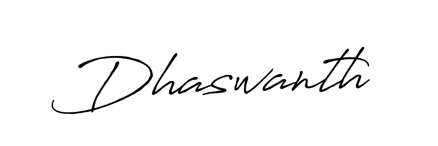 Use a signature maker to create a handwritten signature online. With this signature software, you can design (Antro_Vectra_Bolder) your own signature for name Dhaswanth. Dhaswanth signature style 7 images and pictures png