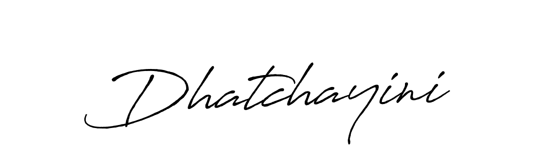 Dhatchayini stylish signature style. Best Handwritten Sign (Antro_Vectra_Bolder) for my name. Handwritten Signature Collection Ideas for my name Dhatchayini. Dhatchayini signature style 7 images and pictures png