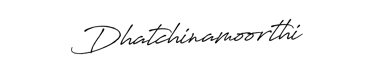 Use a signature maker to create a handwritten signature online. With this signature software, you can design (Antro_Vectra_Bolder) your own signature for name Dhatchinamoorthi. Dhatchinamoorthi signature style 7 images and pictures png