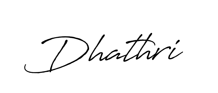 How to make Dhathri signature? Antro_Vectra_Bolder is a professional autograph style. Create handwritten signature for Dhathri name. Dhathri signature style 7 images and pictures png