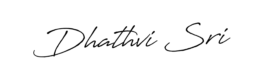 Make a beautiful signature design for name Dhathvi Sri. With this signature (Antro_Vectra_Bolder) style, you can create a handwritten signature for free. Dhathvi Sri signature style 7 images and pictures png