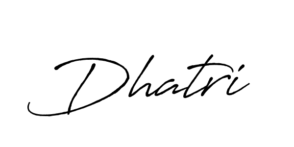 Antro_Vectra_Bolder is a professional signature style that is perfect for those who want to add a touch of class to their signature. It is also a great choice for those who want to make their signature more unique. Get Dhatri name to fancy signature for free. Dhatri signature style 7 images and pictures png