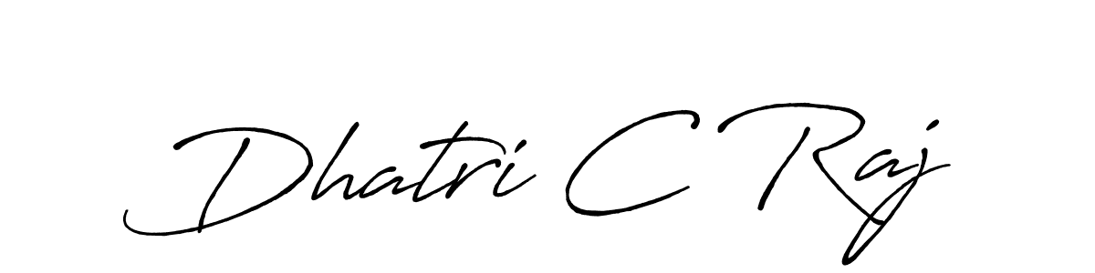 The best way (Antro_Vectra_Bolder) to make a short signature is to pick only two or three words in your name. The name Dhatri C Raj include a total of six letters. For converting this name. Dhatri C Raj signature style 7 images and pictures png