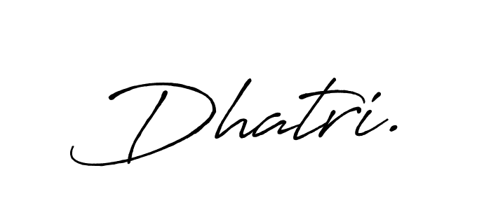 This is the best signature style for the Dhatri. name. Also you like these signature font (Antro_Vectra_Bolder). Mix name signature. Dhatri. signature style 7 images and pictures png