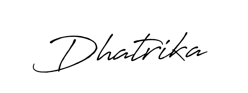 Design your own signature with our free online signature maker. With this signature software, you can create a handwritten (Antro_Vectra_Bolder) signature for name Dhatrika. Dhatrika signature style 7 images and pictures png